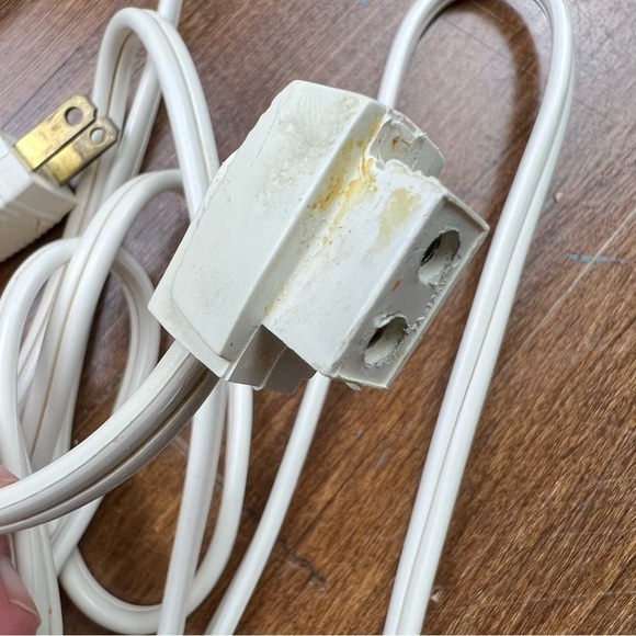 MCM Vintage Sears Roebuck Wall Mount / 2 Blades / Cord NO Mixer Harvest Yellow - Picture 10 of 13